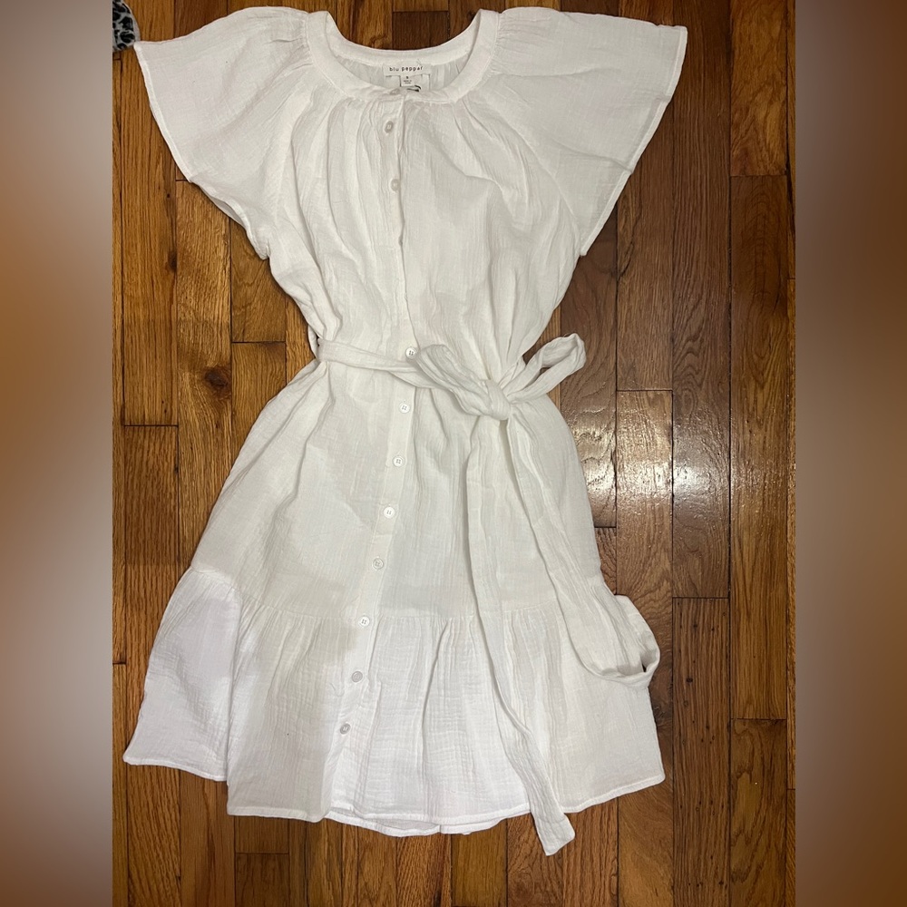 NWT Blu pepper white summer dress